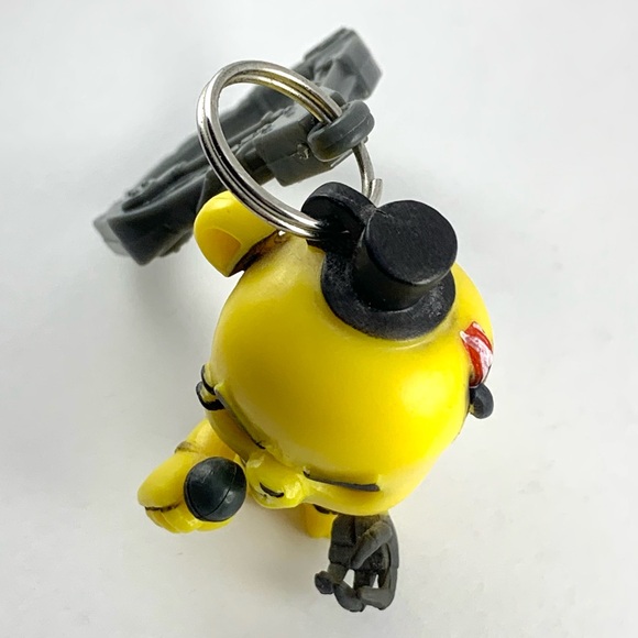 Five Nights at Freddys Golden Freddy Keychain Backpack Clip yellow 2015 Scott C - Picture 9 of 11